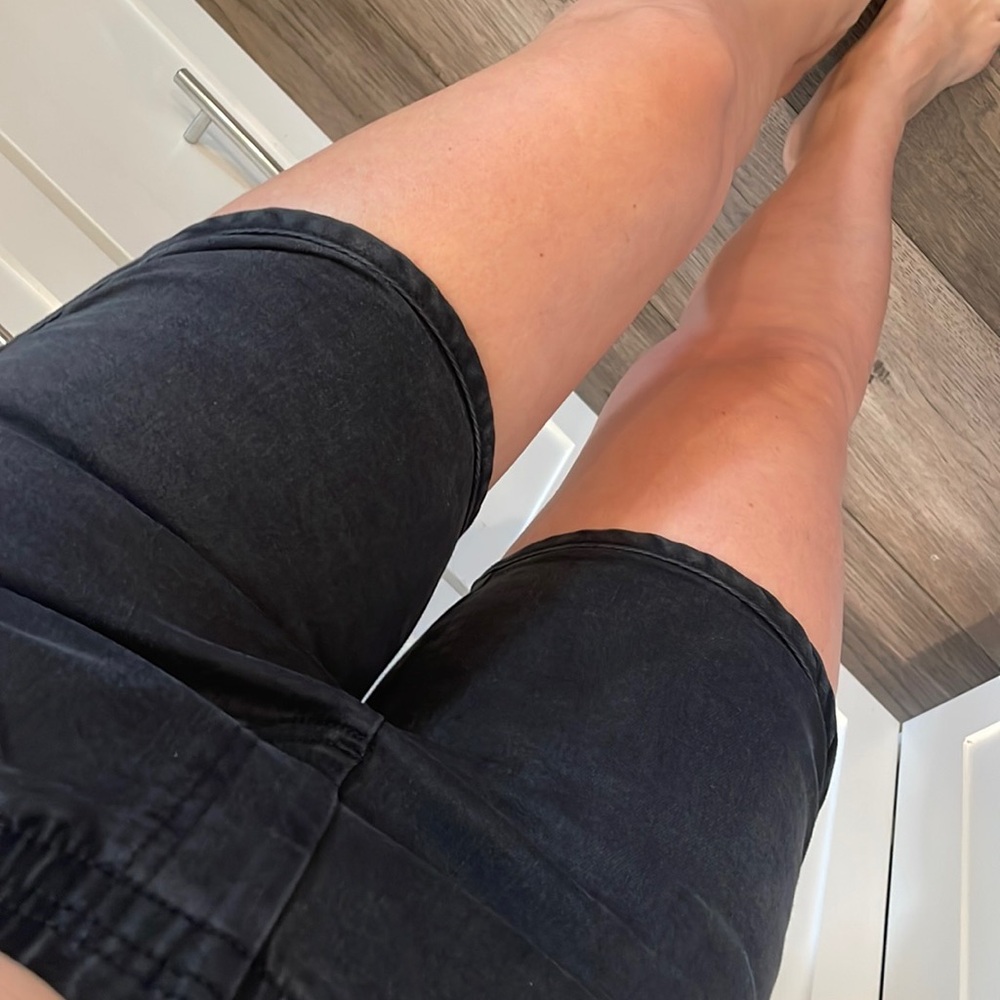 NWT Pascun Los Angeles Black Denim Shorts Size 12 Kids